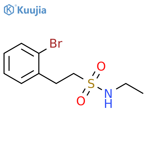 Benzeneethanesulfonamide, 2-bromo-N-ethyl- structure