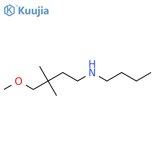 Butyl(4-methoxy-3,3-dimethylbutyl)amine structure