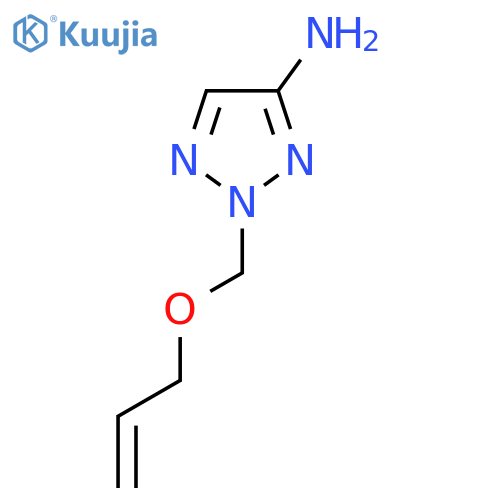 2-[(prop-2-en-1-yloxy)methyl]-2H-1,2,3-triazol-4-amine structure