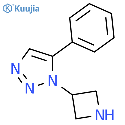 1H-1,2,3-Triazole, 1-(3-azetidinyl)-5-phenyl- structure