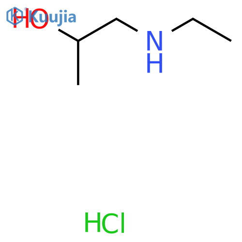 1-(ethylamino)propan-2-ol hydrochloride structure