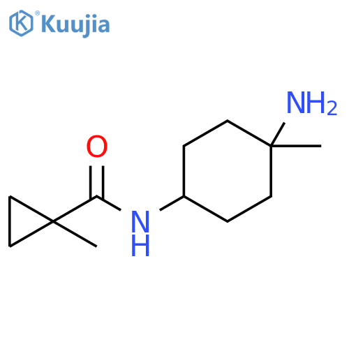 Cyclopropanecarboxamide, N-(4-amino-4-methylcyclohexyl)-1-methyl- structure