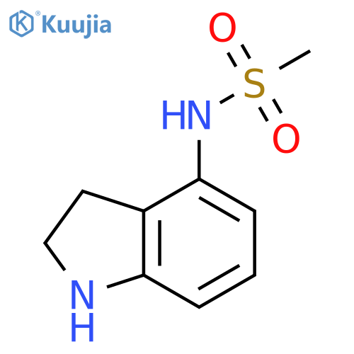 Methanesulfonamide, N-(2,3-dihydro-1H-indol-4-yl)- structure