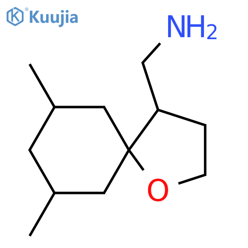 {7,9-Dimethyl-1-oxaspiro[4.5]decan-4-yl}methanamine structure