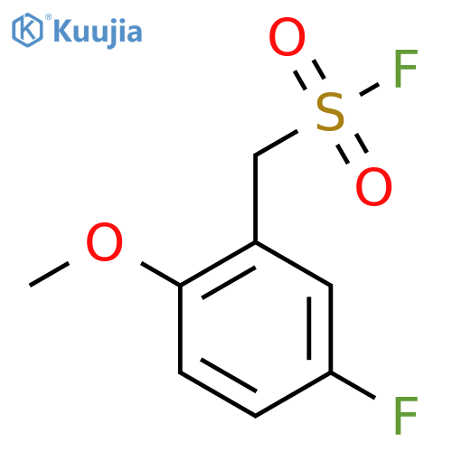 (5-Fluoro-2-methoxyphenyl)methanesulfonyl fluoride structure