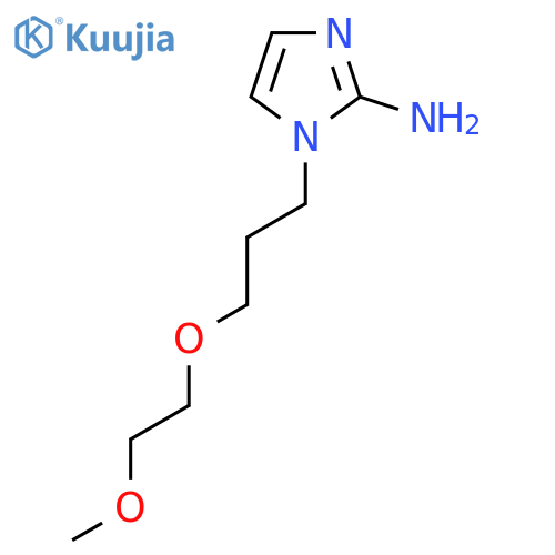 1-3-(2-methoxyethoxy)propyl-1H-imidazol-2-amine structure