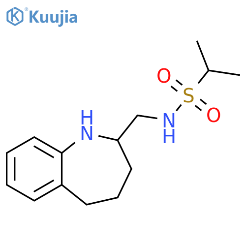 2-Propanesulfonamide, N-[(2,3,4,5-tetrahydro-1H-1-benzazepin-2-yl)methyl]- structure