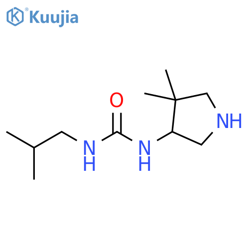 1-(4,4-dimethylpyrrolidin-3-yl)-3-(2-methylpropyl)urea structure