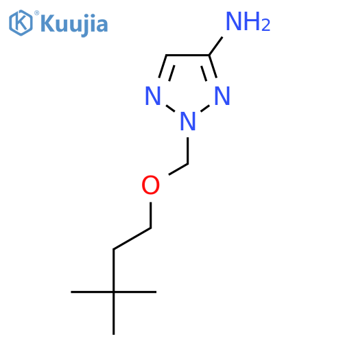 2-(3,3-dimethylbutoxy)methyl-2H-1,2,3-triazol-4-amine structure