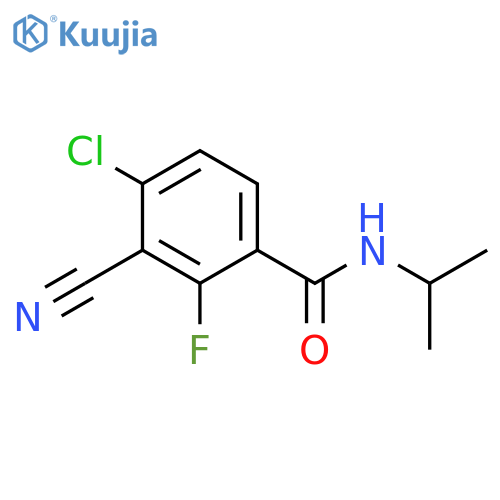 Benzamide, 4-chloro-3-cyano-2-fluoro-N-(1-methylethyl)- structure