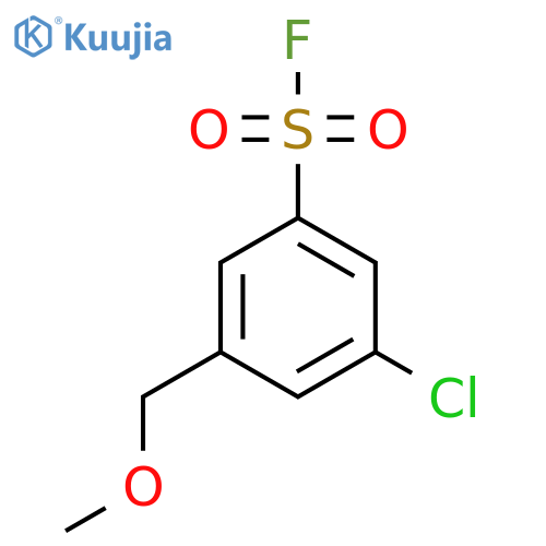 3-Chloro-5-(methoxymethyl)benzene-1-sulfonyl fluoride structure