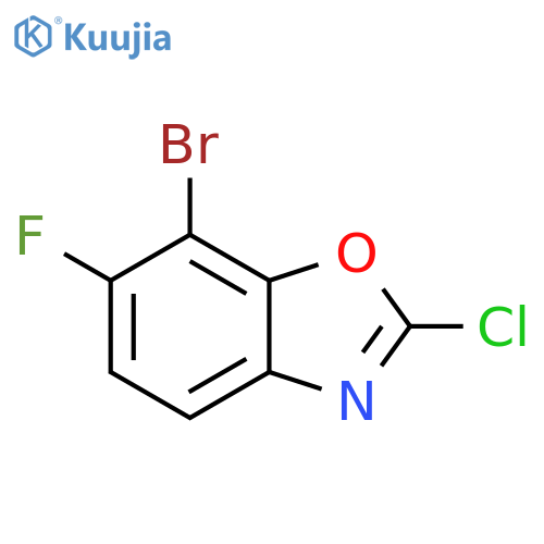 Benzoxazole, 7-bromo-2-chloro-6-fluoro- structure