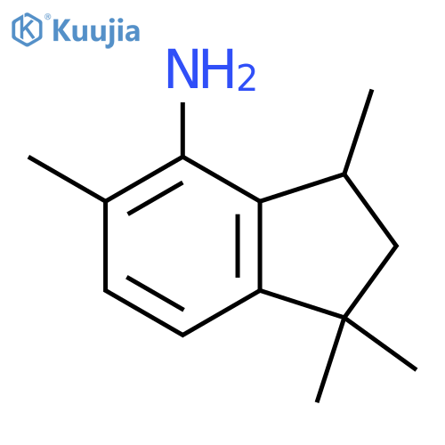 1,1,3,5-tetramethyl-2,3-dihydro-1H-inden-4-amine structure