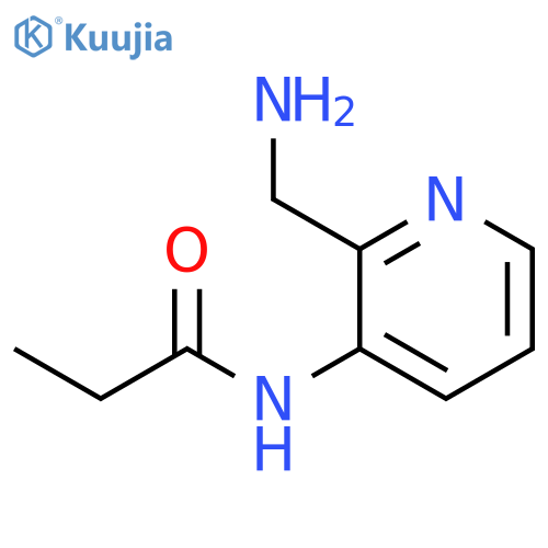 Propanamide, N-[2-(aminomethyl)-3-pyridinyl]- structure