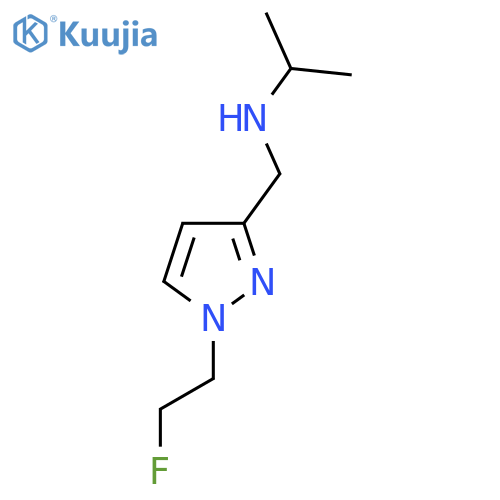 {1-(2-fluoroethyl)-1H-pyrazol-3-ylmethyl}(propan-2-yl)amine structure
