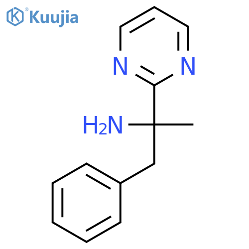 1-Phenyl-2-(pyrimidin-2-yl)propan-2-amine structure