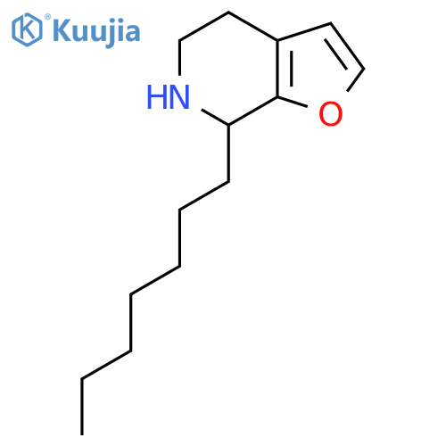 7-heptyl-4H,5H,6H,7H-furo2,3-cpyridine structure