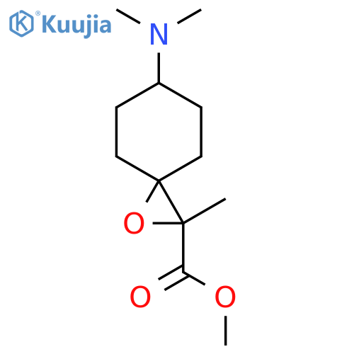 Methyl 6-(dimethylamino)-2-methyl-1-oxaspiro[2.5]octane-2-carboxylate structure