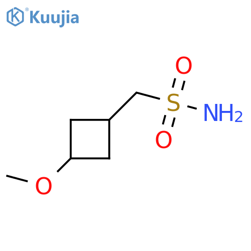 (3-Methoxycyclobutyl)methanesulfonamide structure
