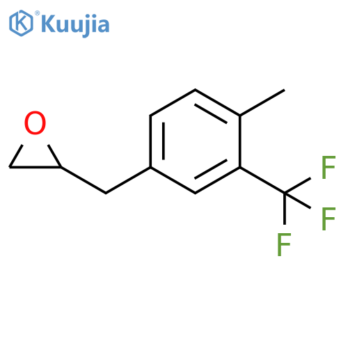 Oxirane, 2-[[4-methyl-3-(trifluoromethyl)phenyl]methyl]- structure