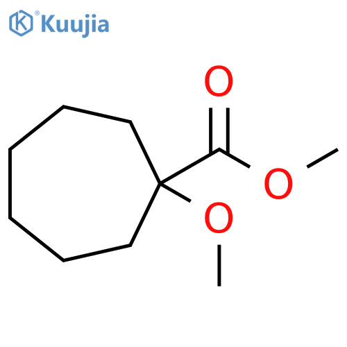 methyl 1-methoxycycloheptane-1-carboxylate structure
