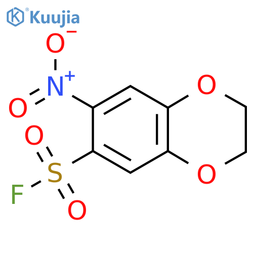 7-Nitro-2,3-dihydro-1,4-benzodioxine-6-sulfonyl fluoride structure