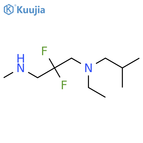 [2,2-Difluoro-3-(methylamino)propyl](ethyl)(2-methylpropyl)amine structure