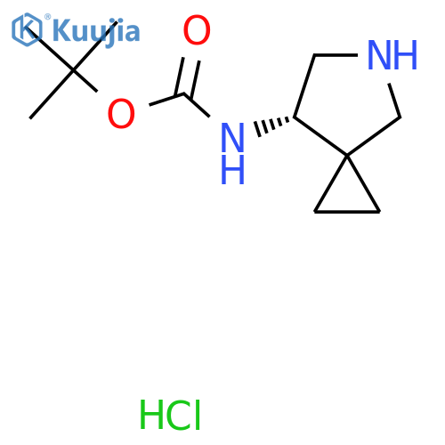 (S)-(5-Aza-spiro[2.4]hept-7-yl)-carbamic acid tert-butyl ester hydrochloride structure