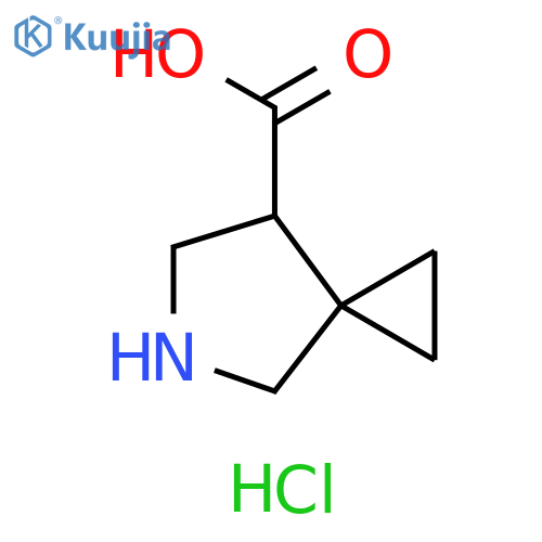 5-azaspiro2.4heptane-7-carboxylic acid hydrochloride structure
