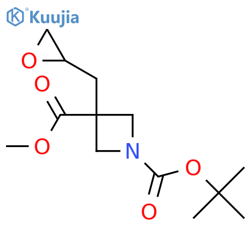1-Tert-butyl 3-methyl 3-[(oxiran-2-yl)methyl]azetidine-1,3-dicarboxylate structure