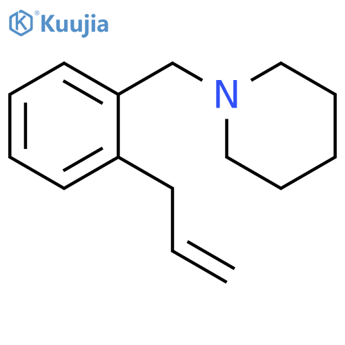 Piperidine, 1-[[2-(2-propen-1-yl)phenyl]methyl]- structure