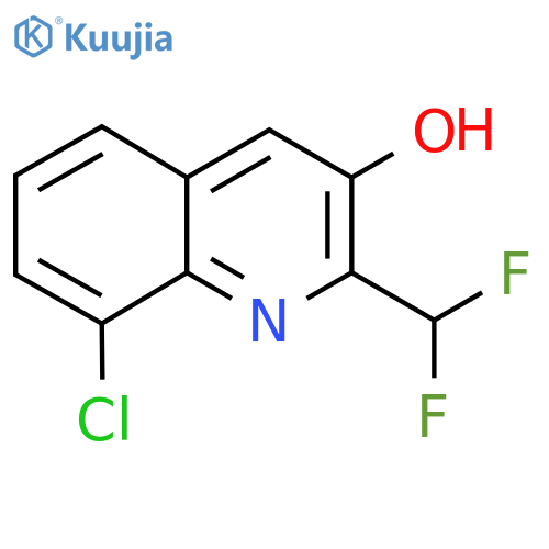 8-Chloro-2-(difluoromethyl)quinolin-3-ol structure