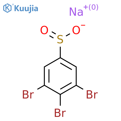 Sodium 3,4,5-tribromobenzene-1-sulfinate structure