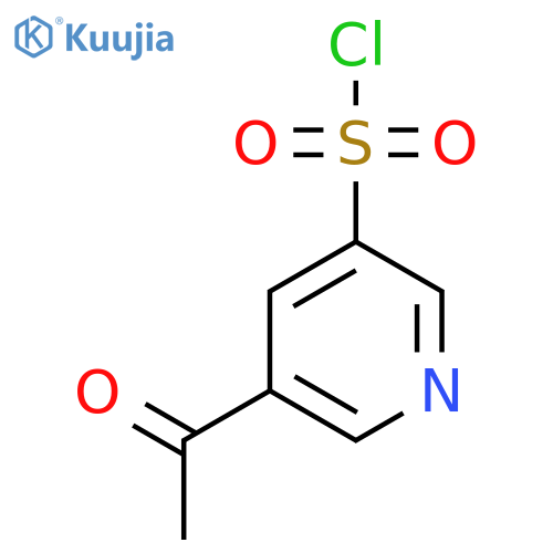 5-Acetylpyridine-3-sulfonyl chloride structure