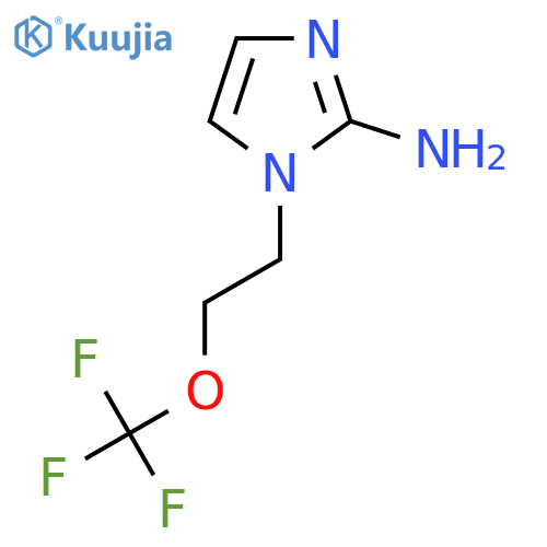 1-2-(trifluoromethoxy)ethyl-1H-imidazol-2-amine structure