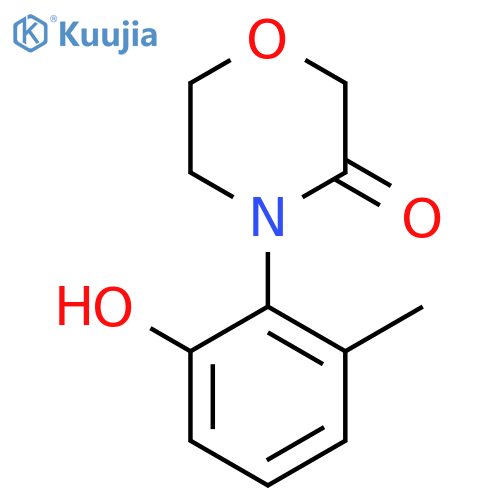 4-(2-hydroxy-6-methylphenyl)morpholin-3-one structure