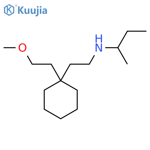 (Butan-2-yl)({2-[1-(2-methoxyethyl)cyclohexyl]ethyl})amine structure