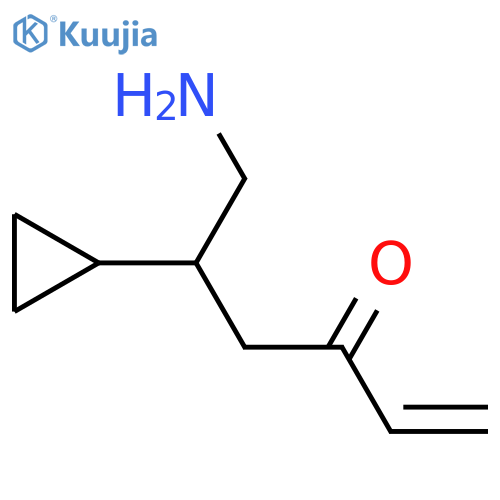 6-Amino-5-cyclopropylhex-1-en-3-one structure
