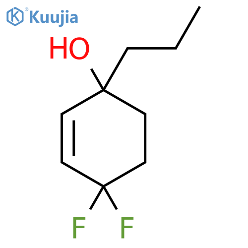 4,4-Difluoro-1-propylcyclohex-2-en-1-ol structure