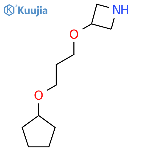 3-3-(cyclopentyloxy)propoxyazetidine structure