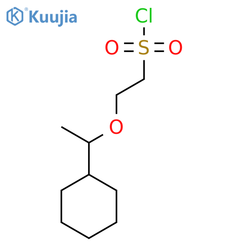 2-(1-cyclohexylethoxy)ethane-1-sulfonyl chloride structure