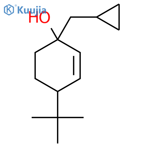4-Tert-butyl-1-(cyclopropylmethyl)cyclohex-2-en-1-ol structure