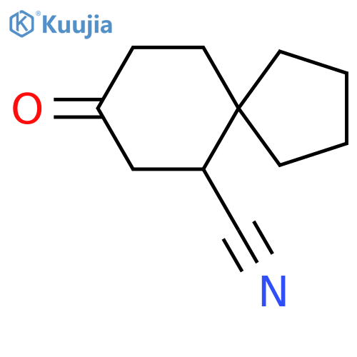 8-Oxospiro[4.5]decane-6-carbonitrile structure