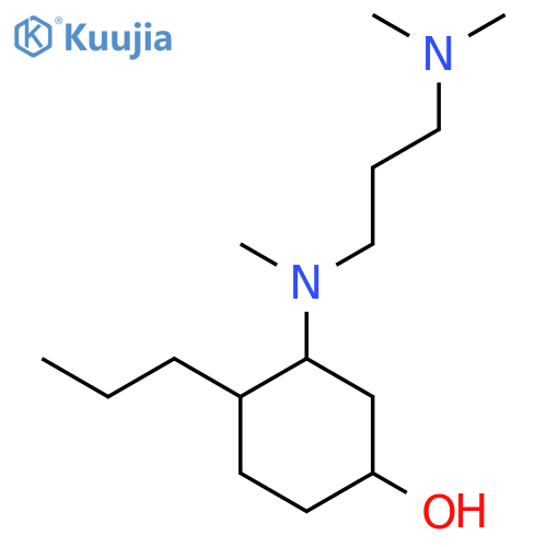 3-{[3-(Dimethylamino)propyl](methyl)amino}-4-propylcyclohexan-1-ol structure