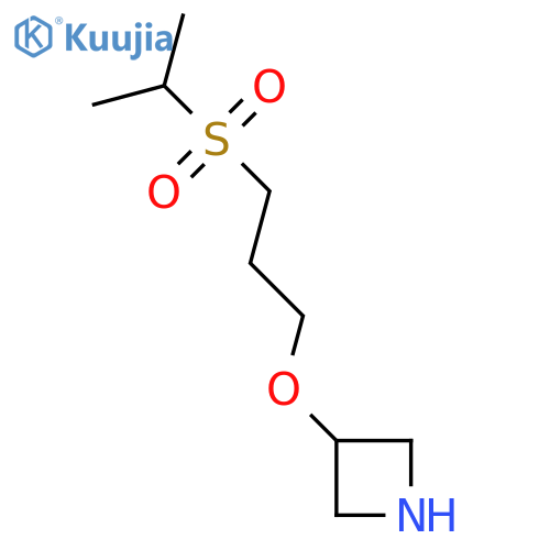 3-3-(propane-2-sulfonyl)propoxyazetidine structure