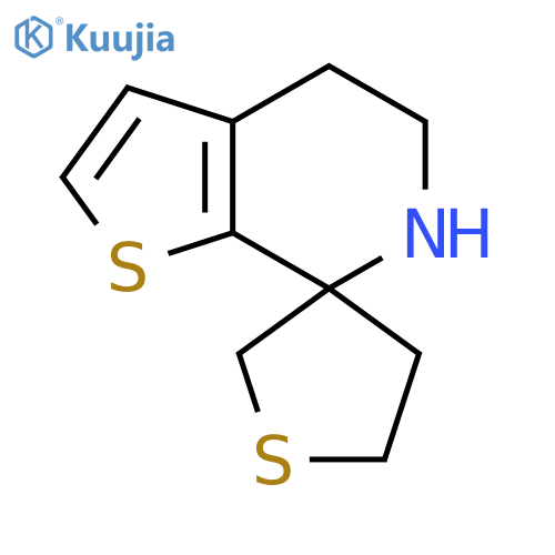 5,6-dihydro-4H-spirothieno2,3-cpyridine-7,3'-thiolane structure