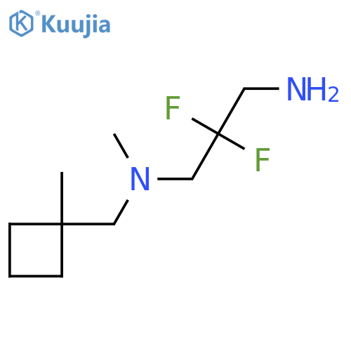 (3-Amino-2,2-difluoropropyl)(methyl)[(1-methylcyclobutyl)methyl]amine structure