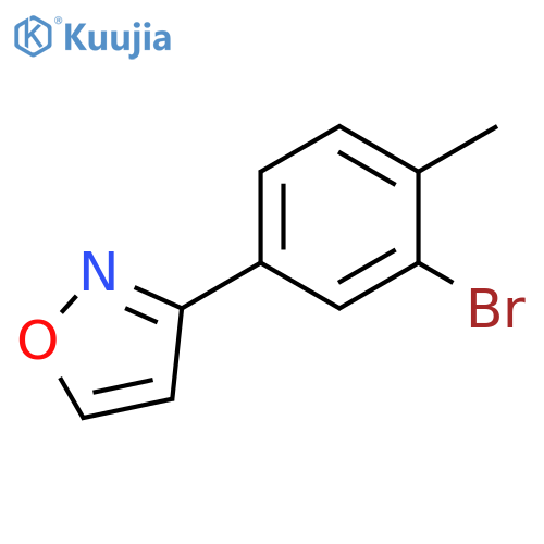Isoxazole, 3-(3-bromo-4-methylphenyl)- structure
