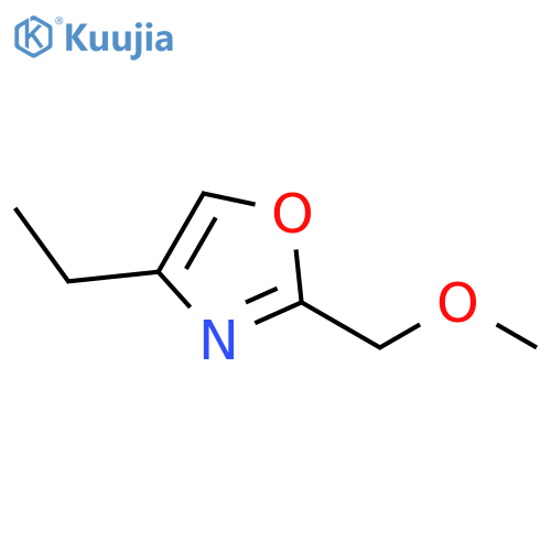 Oxazole, 4-ethyl-2-(methoxymethyl)- structure