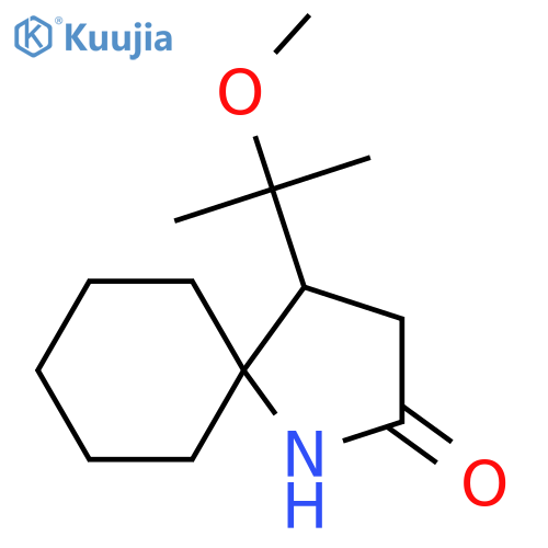 4-(2-Methoxypropan-2-yl)-1-azaspiro[4.5]decan-2-one structure